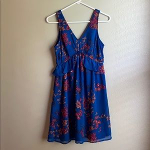 Blue floral dress!